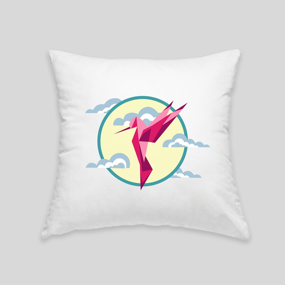Hummingbird cushion - Imagen 2