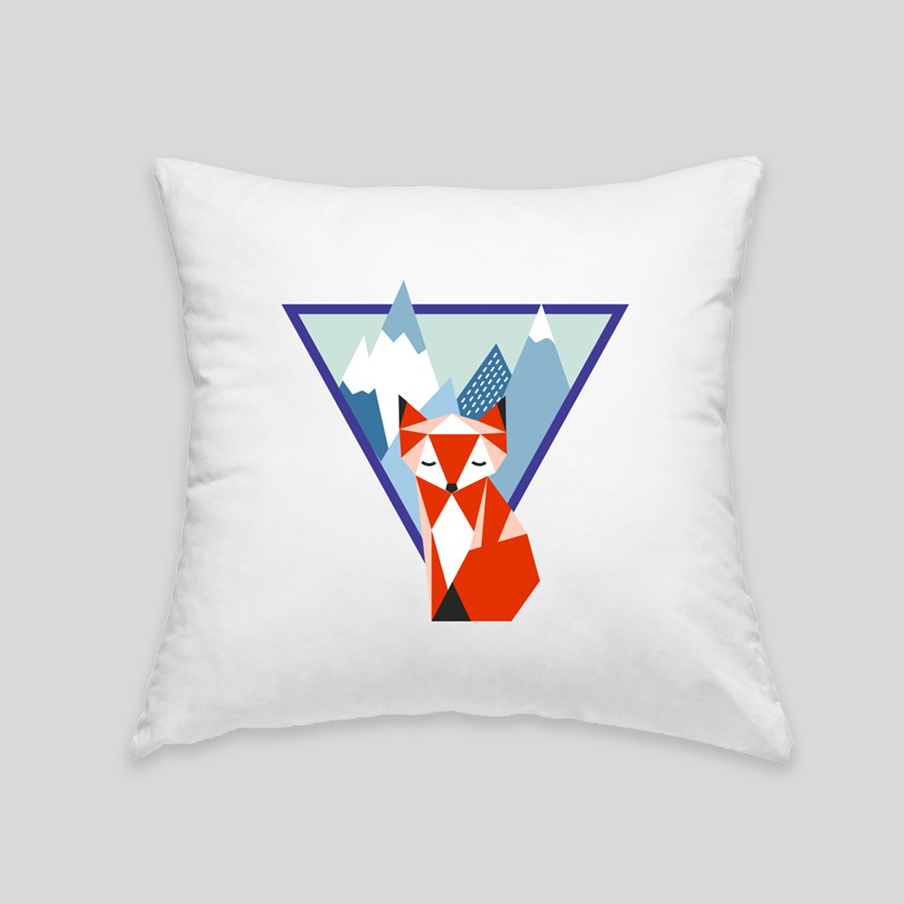 Mountain fox cushion - Imagen 2